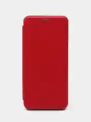 Красный чехол-книжка для Realme C11 (2020), C12, C35