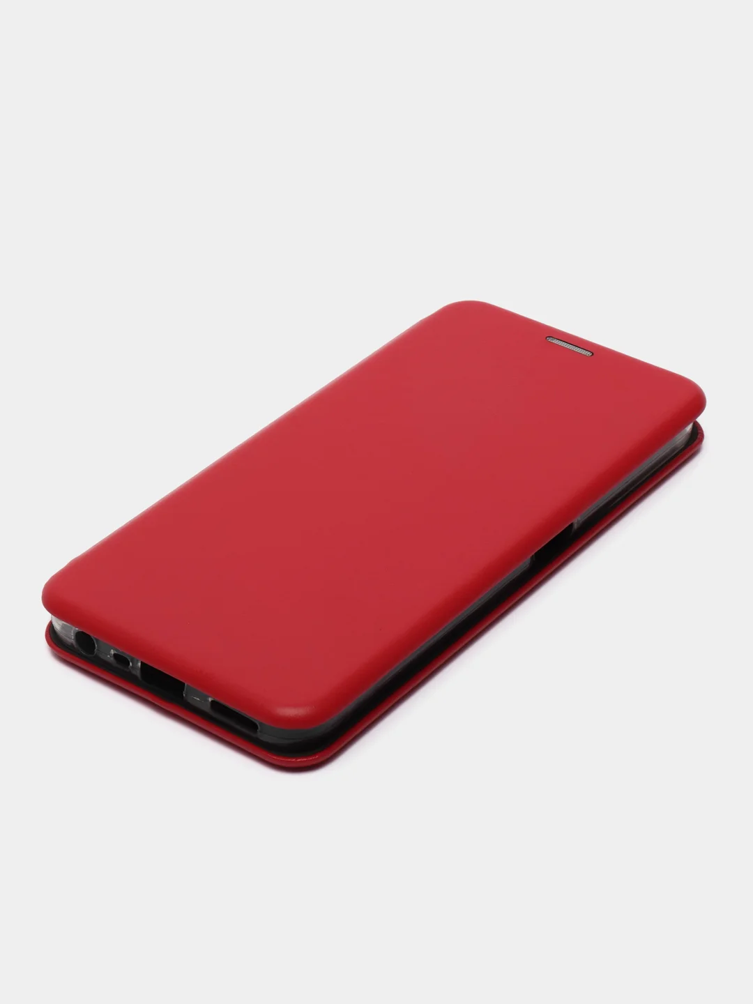 Красный чехол-книжка для Realme C11 (2020), C12, C35