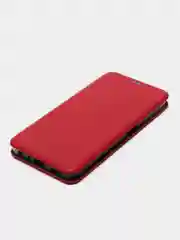 Красный чехол-книжка для Realme C11 (2020), C12, C35