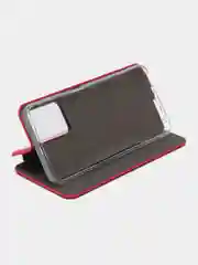 Красный чехол-книжка для Realme C11 (2020), C12, C35