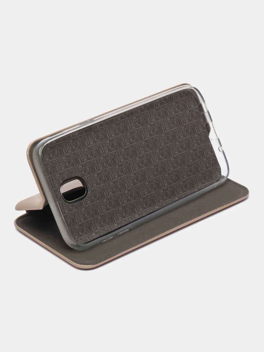 Золотой чехол книжка для Samsung J1(16), J2 Prime, J3(16), J5(17), J6, J8