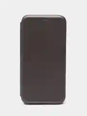 Серый чехол книжка для Xiaomi Redmi Note 8, 8T, Redmi 8, Redmi 8A