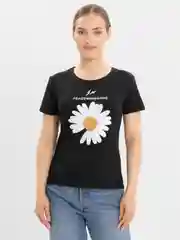 Черный футболка женская