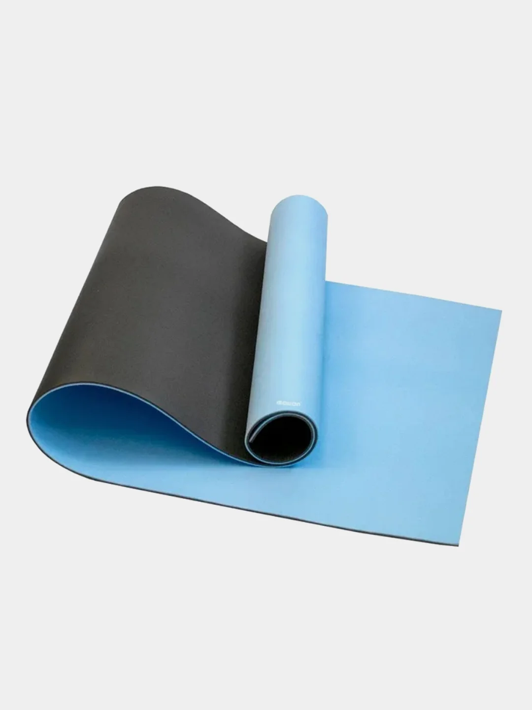 Голубой коврик для йоги, спорта ISOLON Yoga Master 6, 180х60 см, 6 мм (высокая амортизация, нескользящий)
