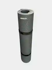 Серый коврик для фитнеса, гимнастики, йоги, спорта Isolon Fitness 5 мм, 140х50 см
