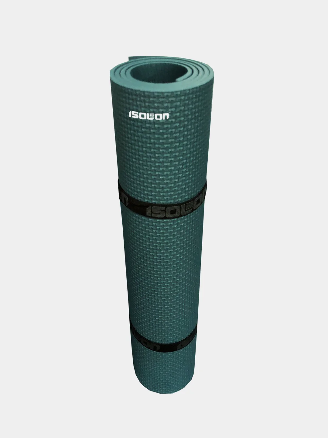 Лесной зеленый коврик для фитнеса, гимнастики, йоги, спорта Isolon Fitness 5 мм, 140х50 см