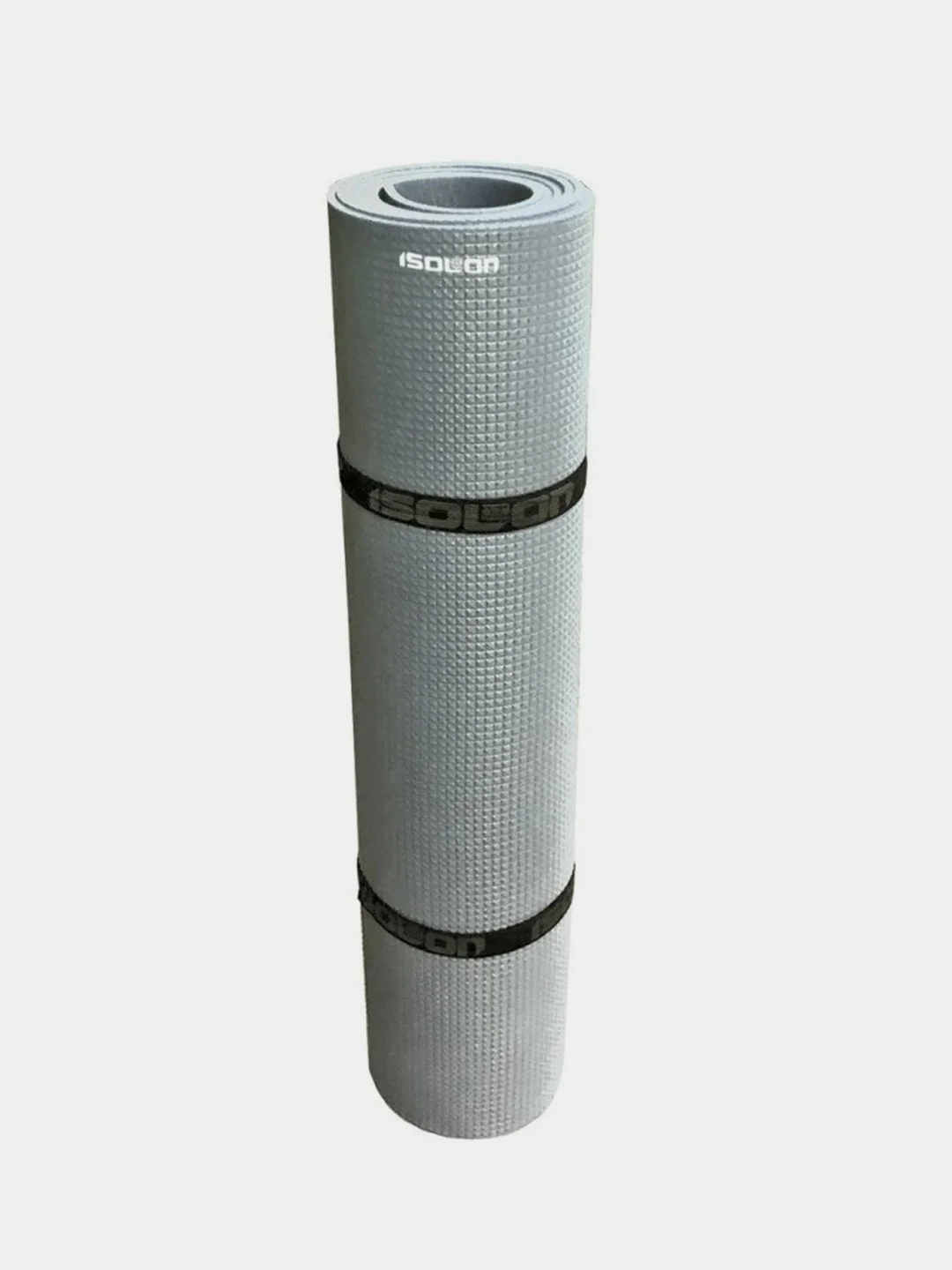 Светло-синий коврик для фитнеса, гимнастики, йоги, спорта Isolon Fitness 5 мм, 140х50 см