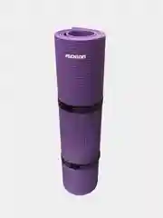 Фиолетовый коврик для фитнеса, гимнастики, йоги, спорта Isolon Fitness 5 мм, 140х50 см