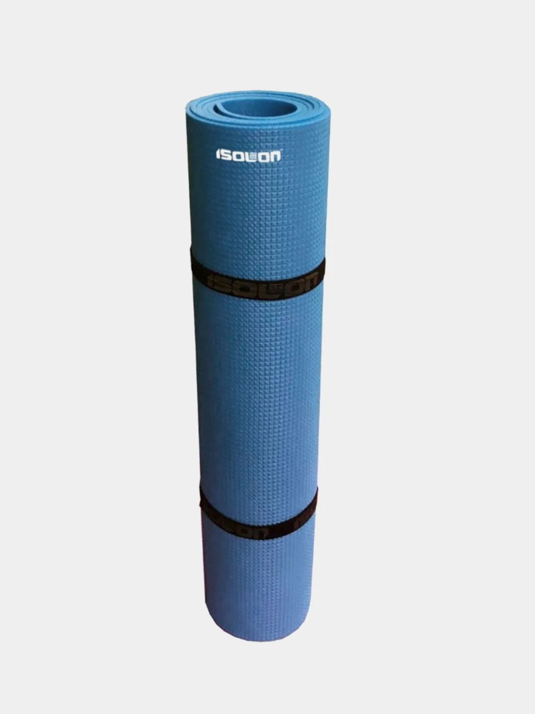 Синий коврик для фитнеса, гимнастики, йоги, спорта Isolon Fitness 5 мм, 140х50 см