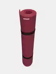 Бордовый коврик для фитнеса, гимнастики, йоги, спорта Isolon Fitness 5 мм, 140х50 см
