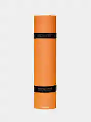 Оранжевый коврик для фитнеса, гимнастики, йоги, спорта Isolon Fitness 5 мм, 140х50 см