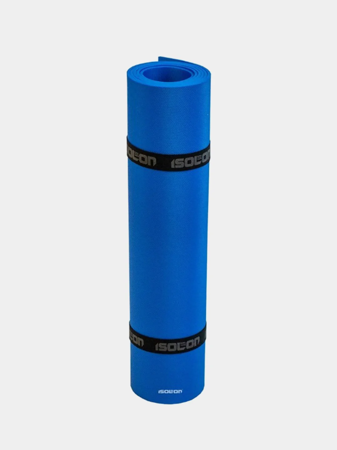 Светло-синий коврик спортивный для зарядки, фитнеса, йоги Isolon Sport 5, 180х60 см
