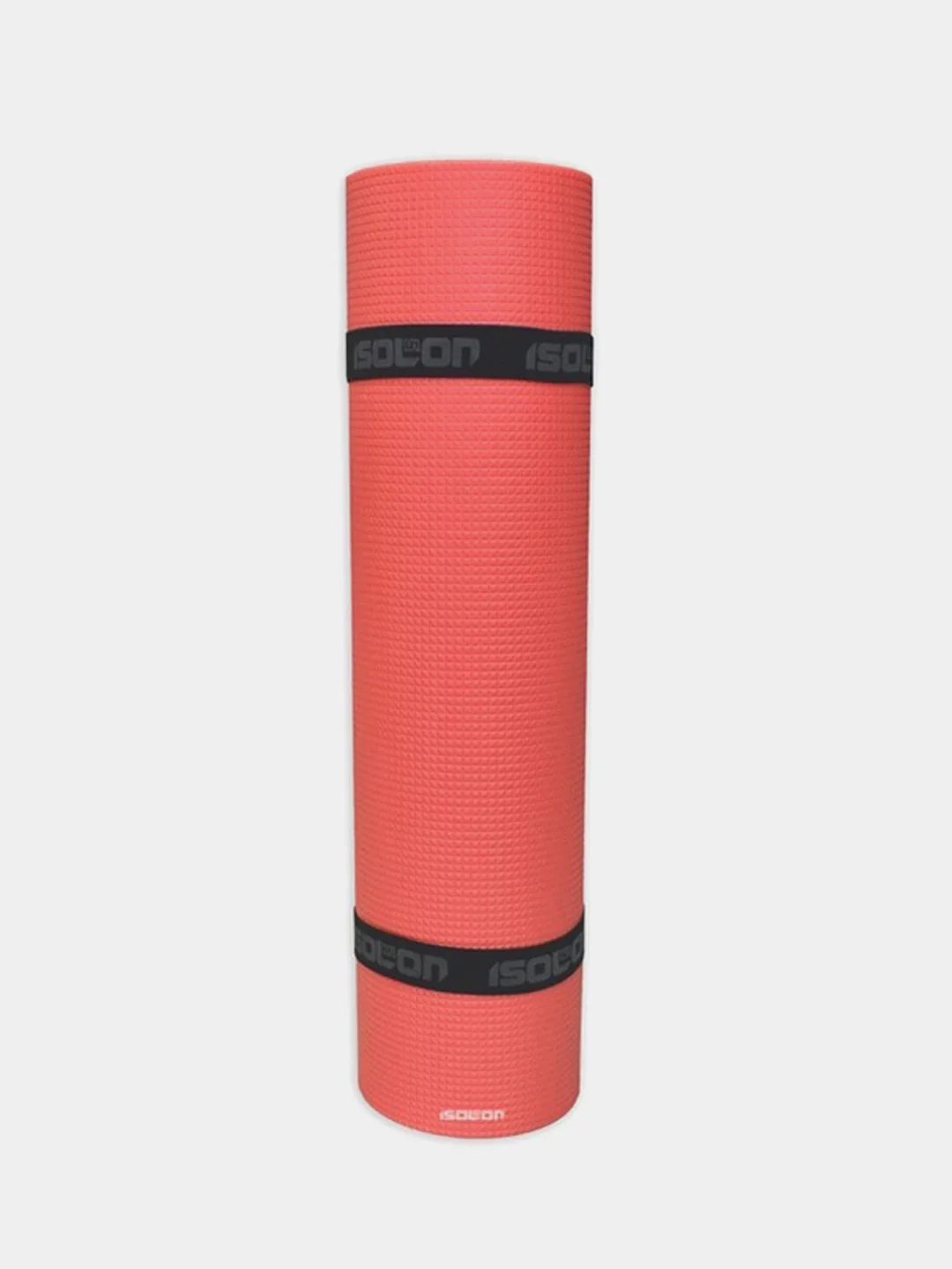 Красный спортивный коврик для фитнеса и йоги Isolon Yoga Lotos 180х60см 5 мм