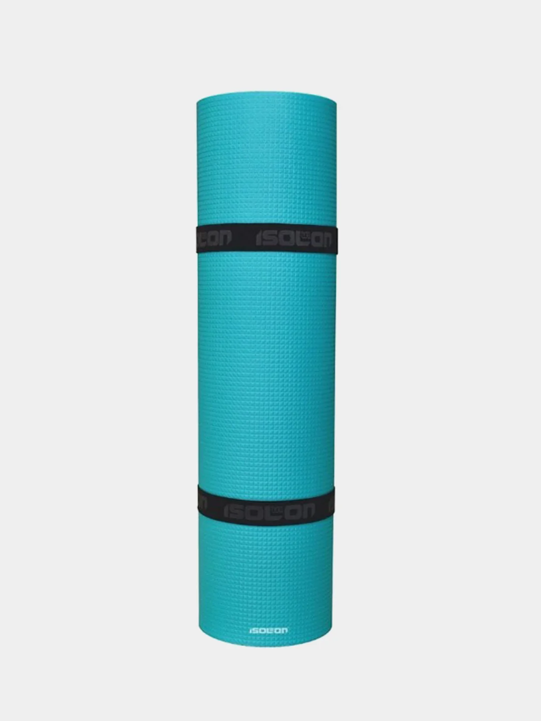 Бирюзовый спортивный коврик для фитнеса и йоги Isolon Yoga Lotos 180х60см 5 мм