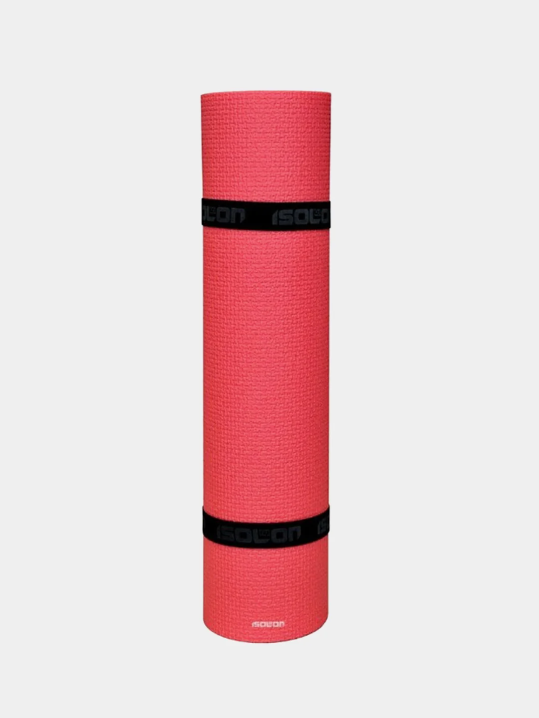 Красный коврик для фитнеса, отдыха, путешествий ISOLON Optima Light 8, 180х60 см, 8 мм
