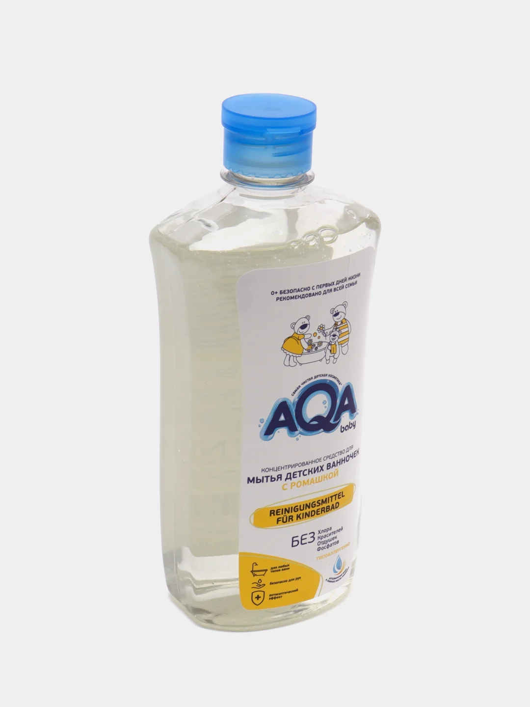 AQA baby концентрированное средство для мытья детских ванночек, с ромашкой, 500 мл