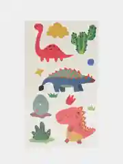 Разноцветный набор временных переводных татуировок для детей, 9,5 х 5,5