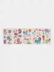 Алый набор временных переводных татуировок для детей, 9,5 х 5,5