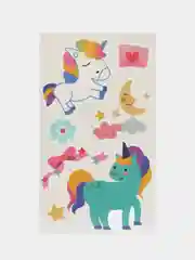 Алый набор временных переводных татуировок для детей, 9,5 х 5,5