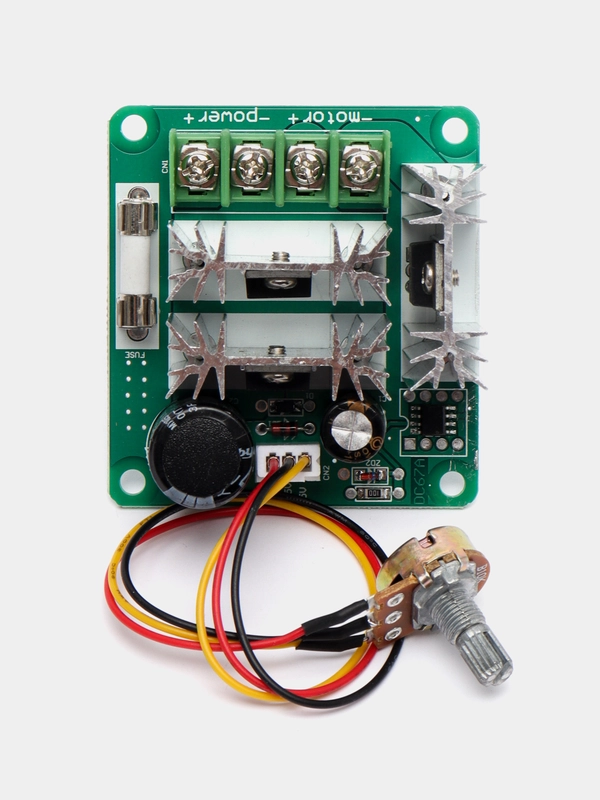 Регулятор оборотов двигателя 6-90VDC 15A (шим)