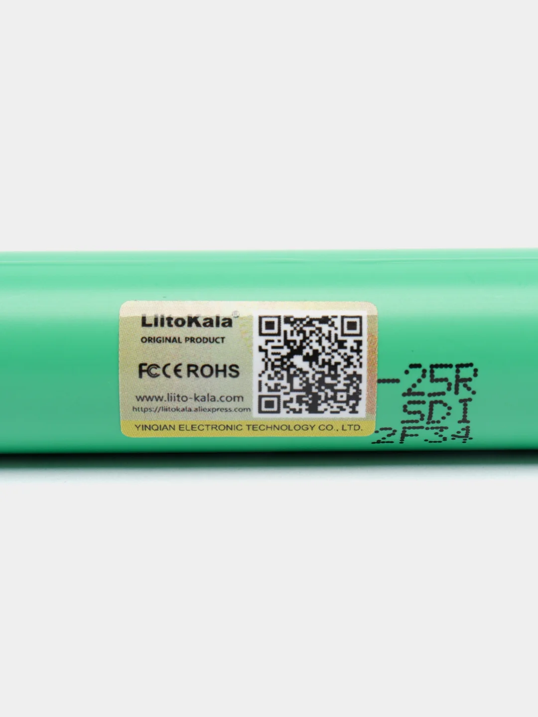 Аккумулятор литий-ионный 18650 Liitokala 2500mah 20А 25R, факт. 2500mah, 1 штука