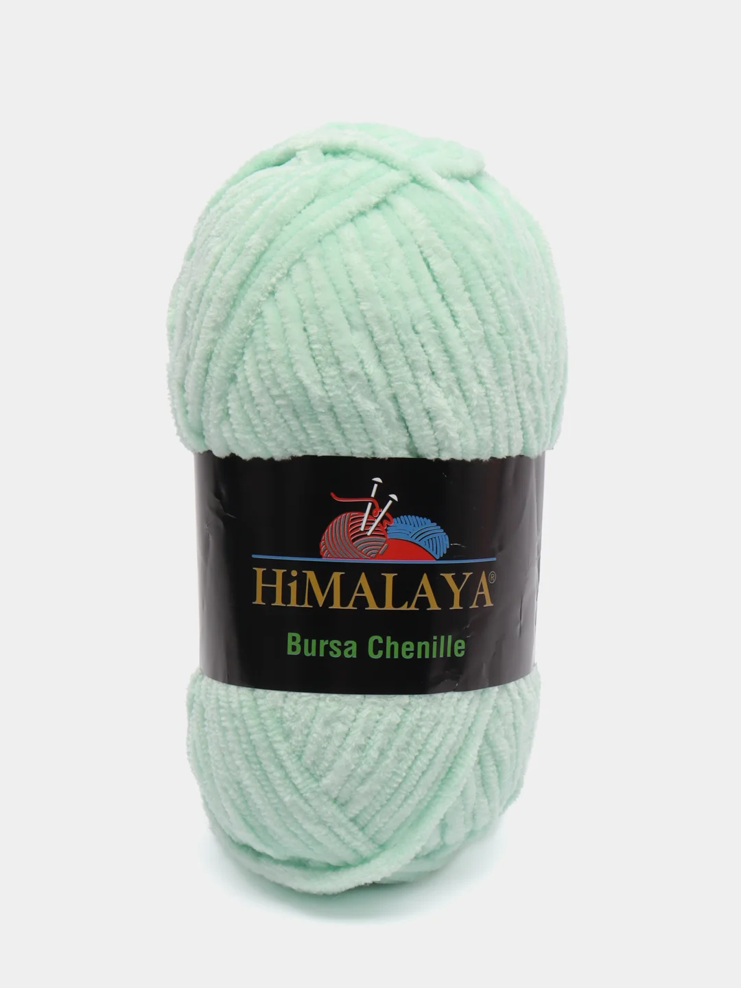 Мятный плюшевая пряжа Himalaya Bursa Chenille, 100 г, 120 м