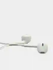Белый наушники с микрофоном Borofone для iPhone и Android, с разъёмом 3.5 Jack
