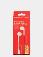 Белый наушники с микрофоном Borofone для iPhone и Android, с разъёмом 3.5 Jack