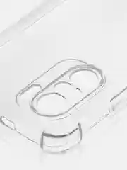 Прозрачный противоударный чехол для Xiaomi Poco F3 силиконовый ROSCO с усиленными углами, прозрачный