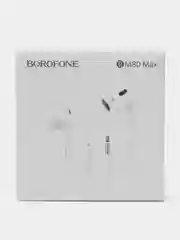 Бежевый меланж наушники с микрофоном Borofone для iPhone и Android, с разъёмом 3.5 Jack