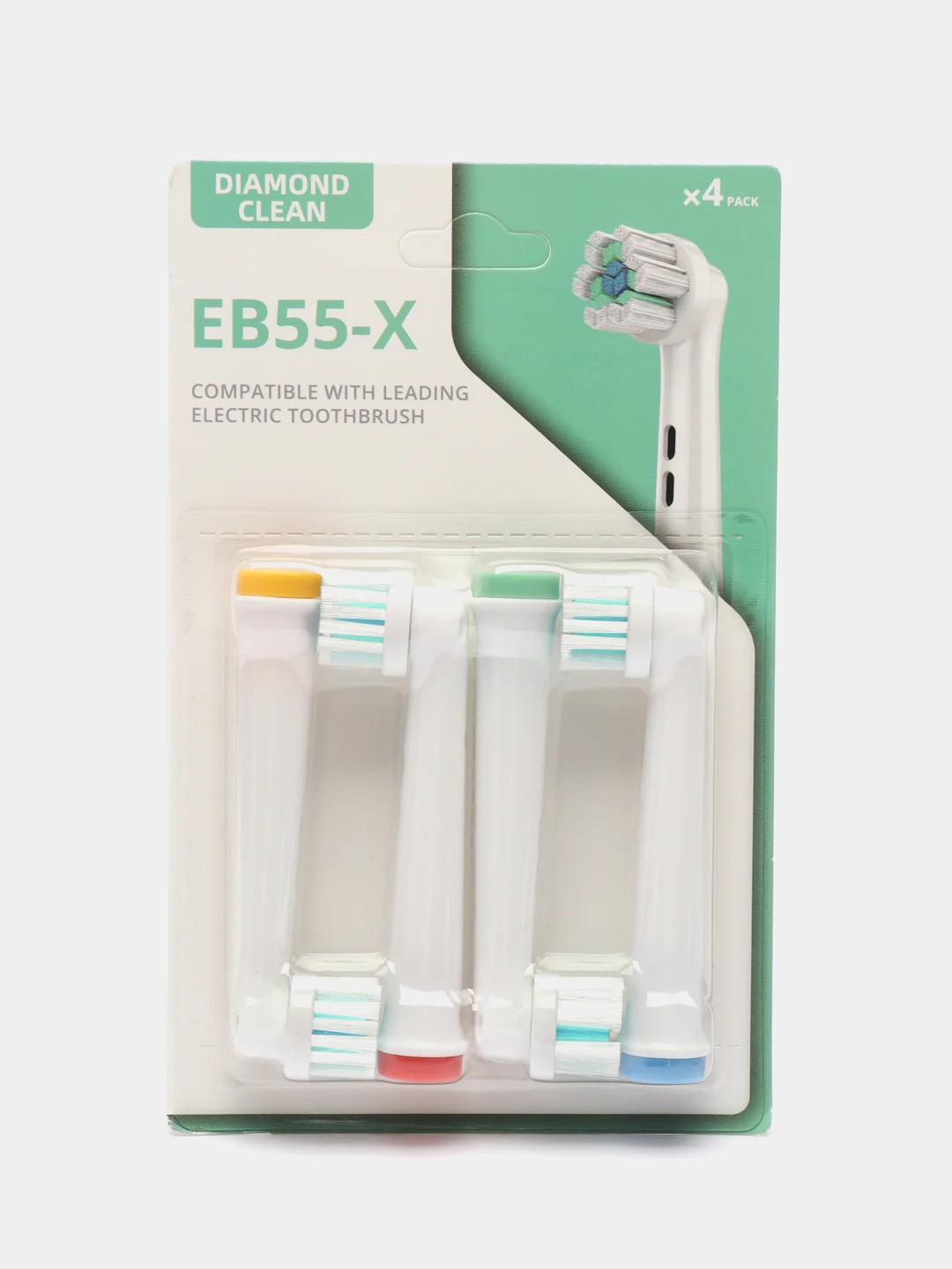 Бирюзовый насадки для электрической зубной щетки, совместимые с Oral-B, Braun, CS Medica, B.Well