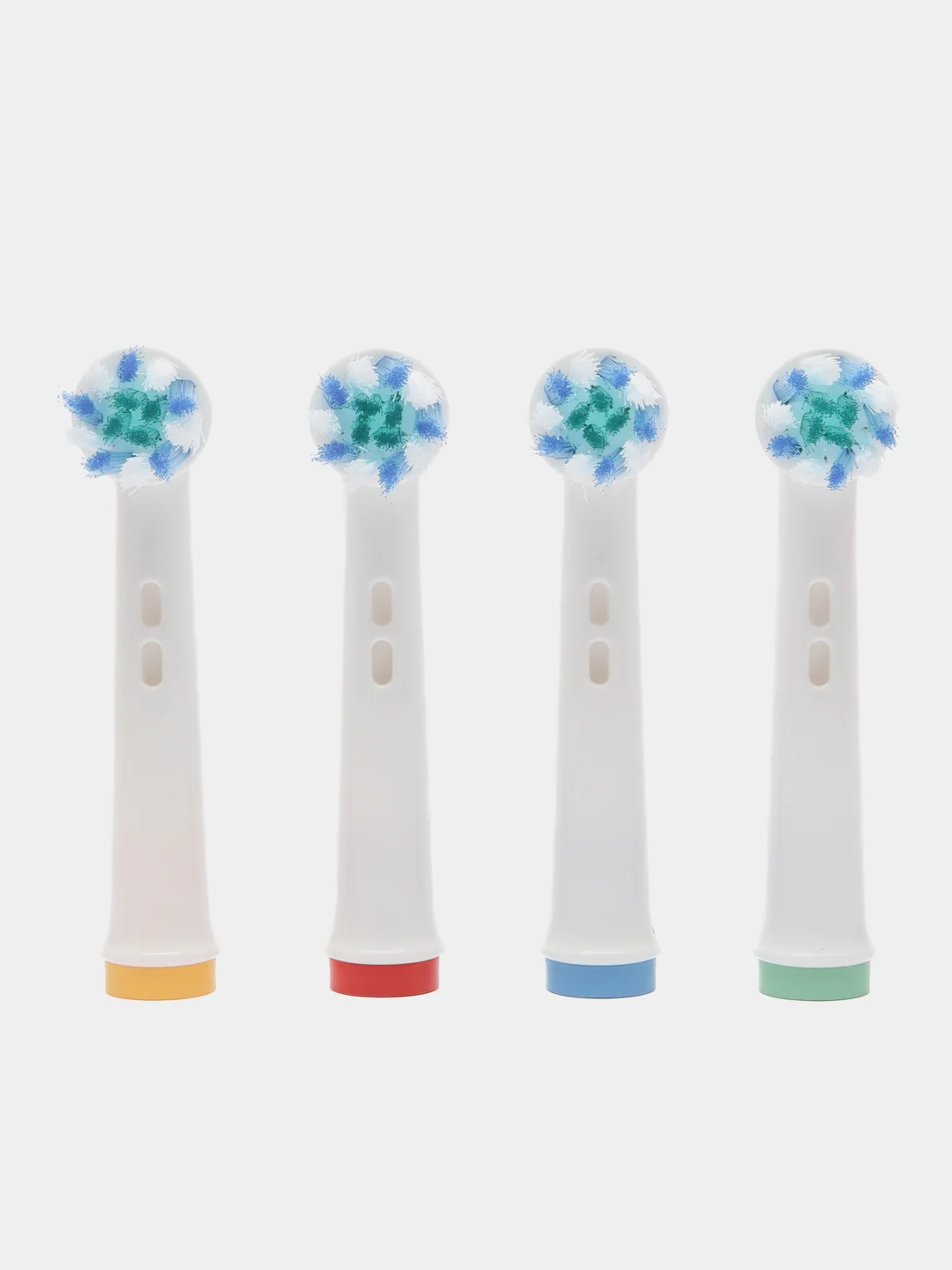 Салатовый насадки для электрической зубной щетки, совместимые с Oral-B, Braun, CS Medica, B.Well