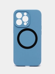 Чехол Silicone Case для iPhone 11/12/13/14/Pro/Max/Plus/Mini, с функцией MagSafe (Магсейф)