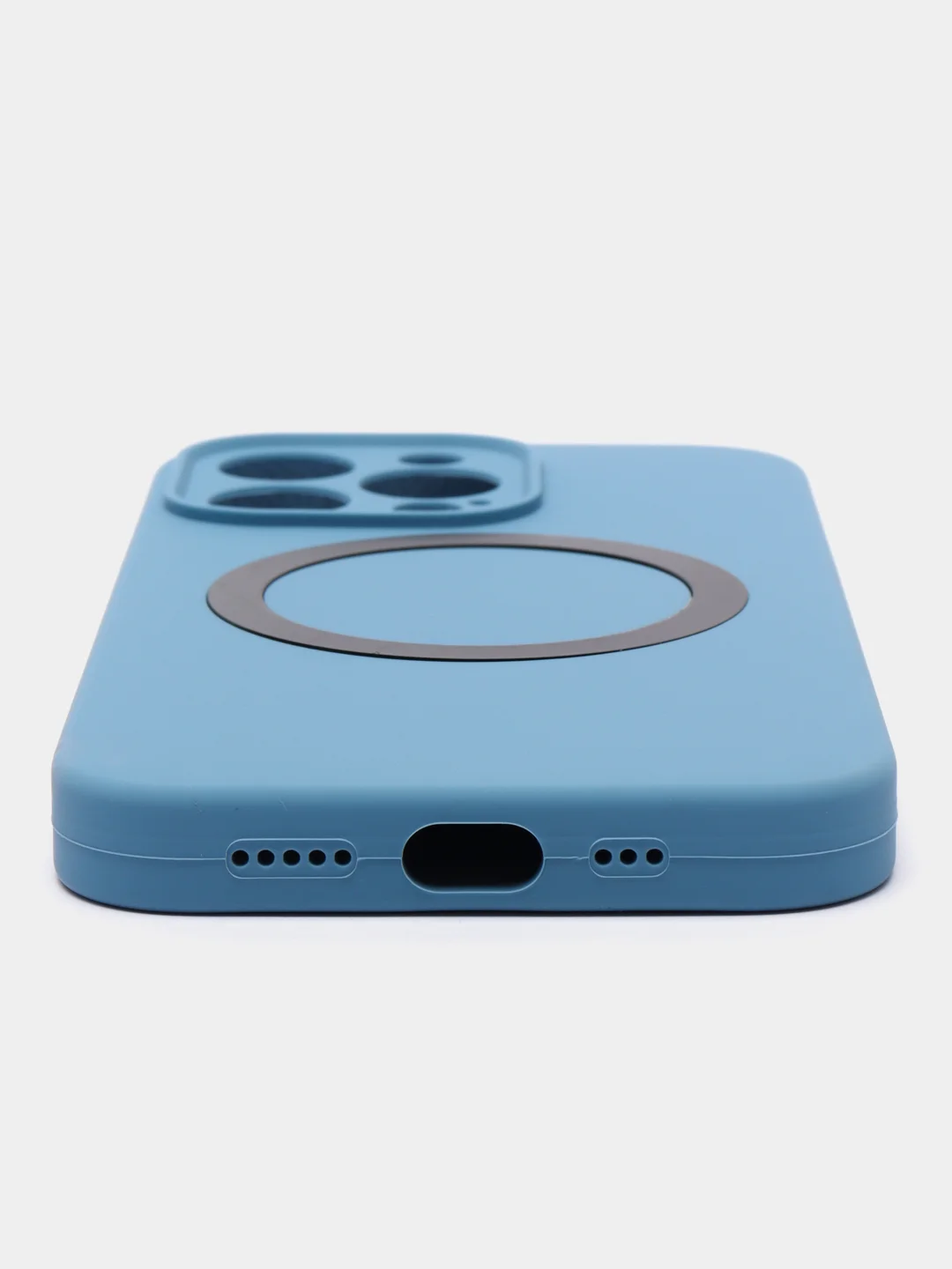 Мятный чехол Silicone Case для iPhone 11/12/13/14/Pro/Max/Plus/Mini, с функцией MagSafe (Магсейф)