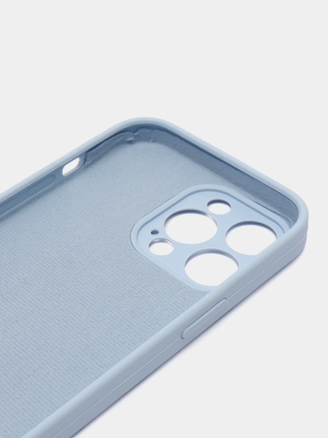 Светло-синий чехол Silicone Case для iPhone 11/12/13/14/Pro/Max/Plus/Mini, с функцией MagSafe (Магсейф)