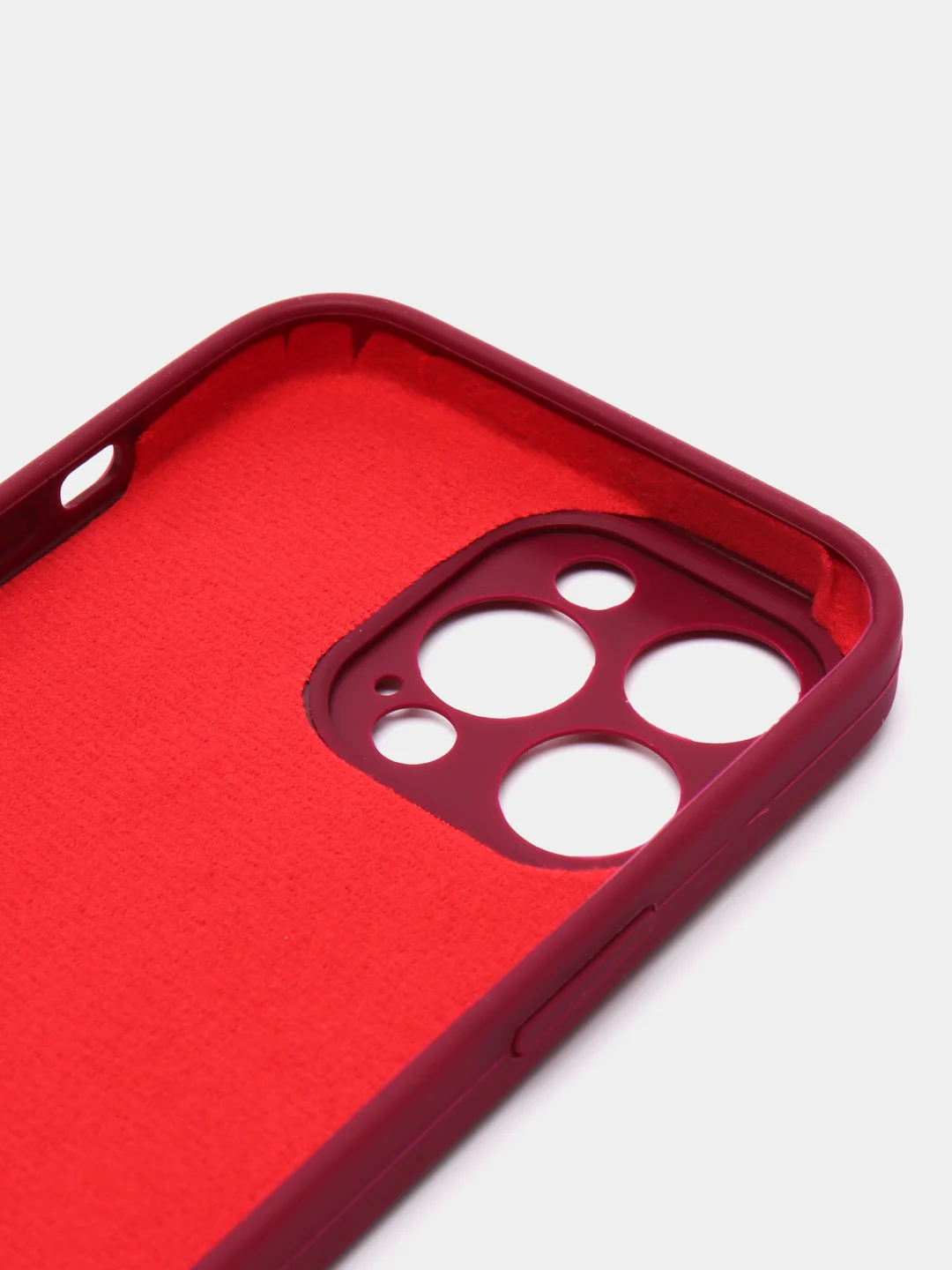 Тёмно-бордовый чехол Silicone Case для iPhone 11/12/13/14/Pro/Max/Plus/Mini, с функцией MagSafe (Магсейф)