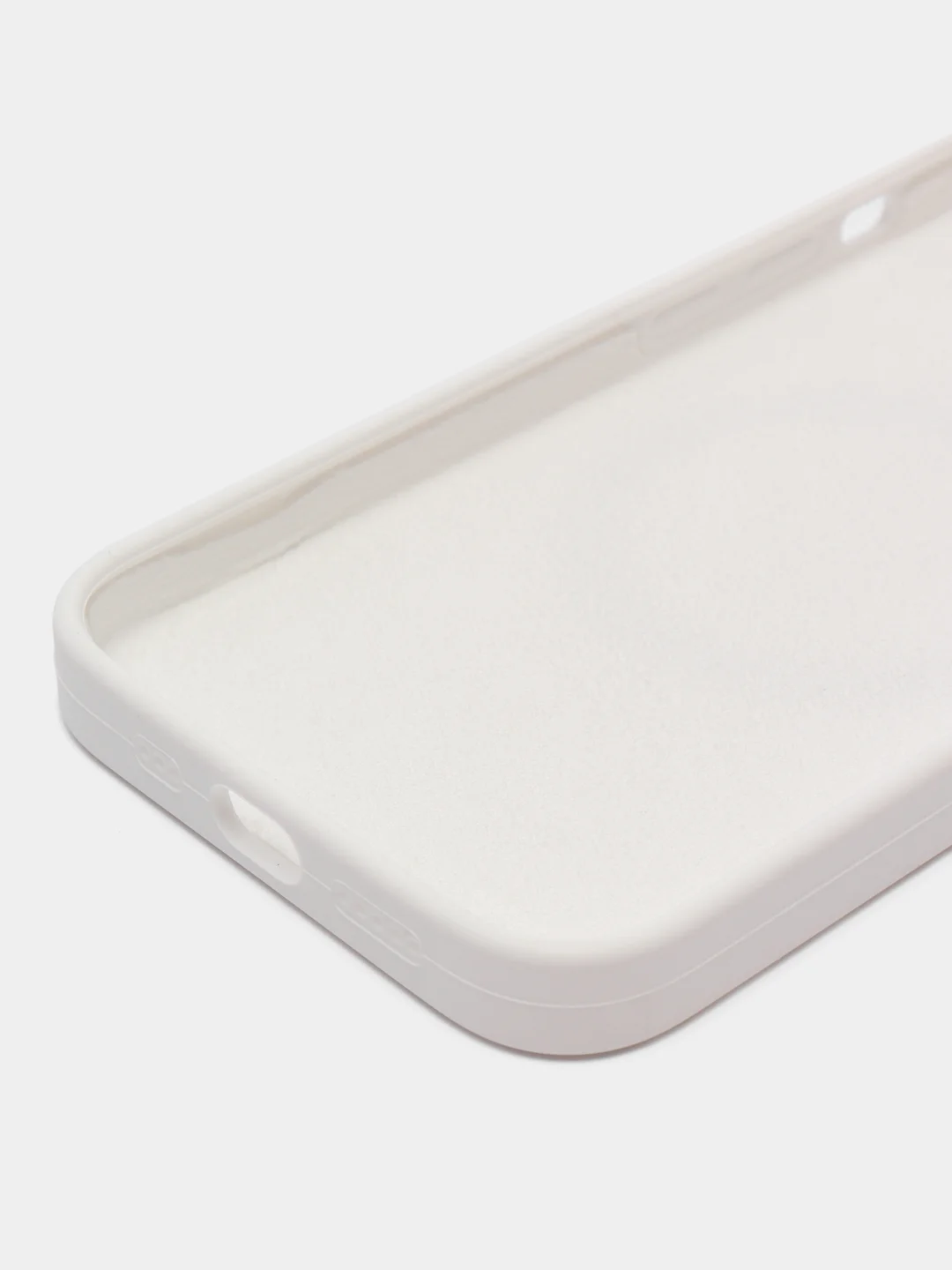Белый чехол Silicone Case для iPhone 11/12/13/14/Pro/Max/Plus/Mini, с функцией MagSafe (Магсейф)