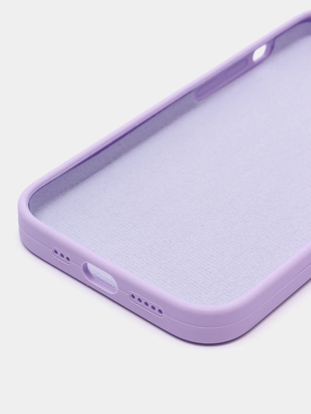 Лавандовый чехол Silicone Case для iPhone 11/12/13/14/Pro/Max/Plus/Mini, с функцией MagSafe (Магсейф)