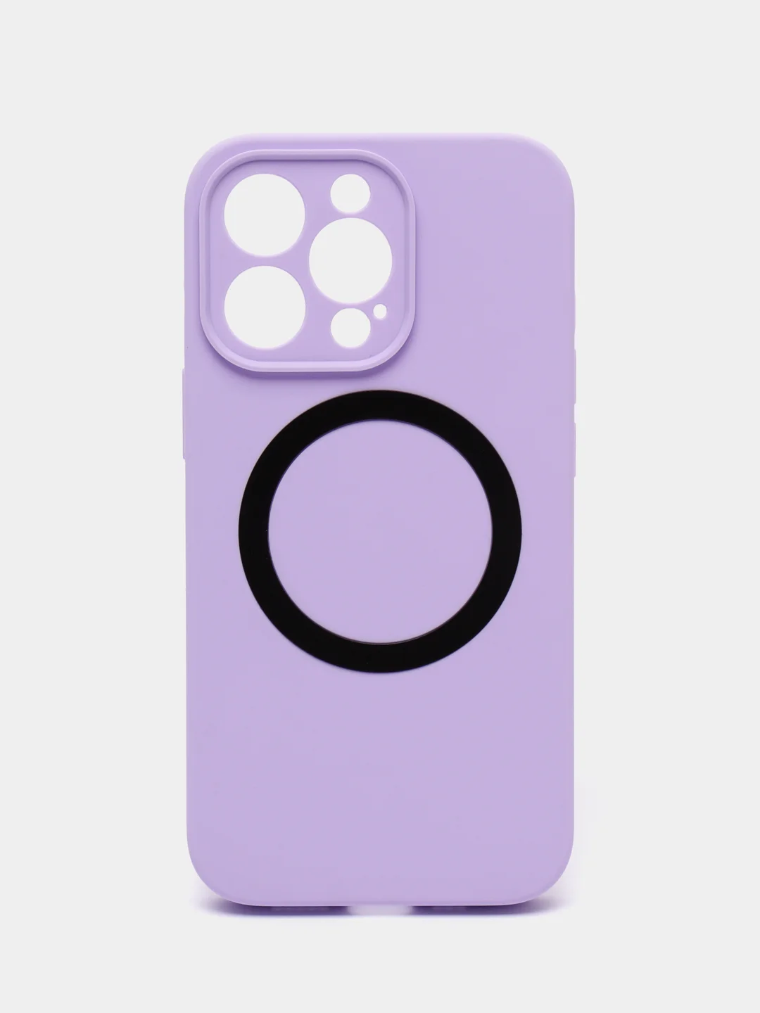 Лавандовый чехол Silicone Case для iPhone 11/12/13/14/Pro/Max/Plus/Mini, с функцией MagSafe (Магсейф)
