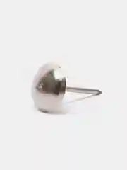 Серебряный мебельные гвозди обивочные декоративные, 100 штук