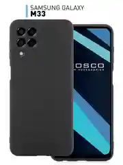 Чехол ROSCO для Samsung Galaxy M33, матовый, силиконовый, бортик вокруг камер