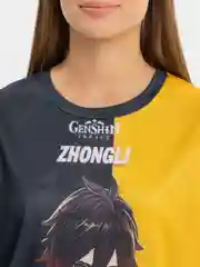 Алый футболки по аниме игре Genshin Impact