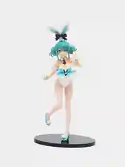 Черный аниме фигурка Хатсуне Мику, вокалоид Мику, фигурка зайка, Miku Bunny