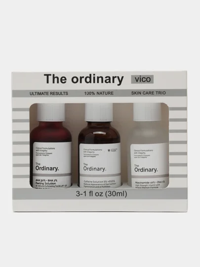 Подарочный набор сывороток для лица Ordinary, 3 штуки, 30 мл