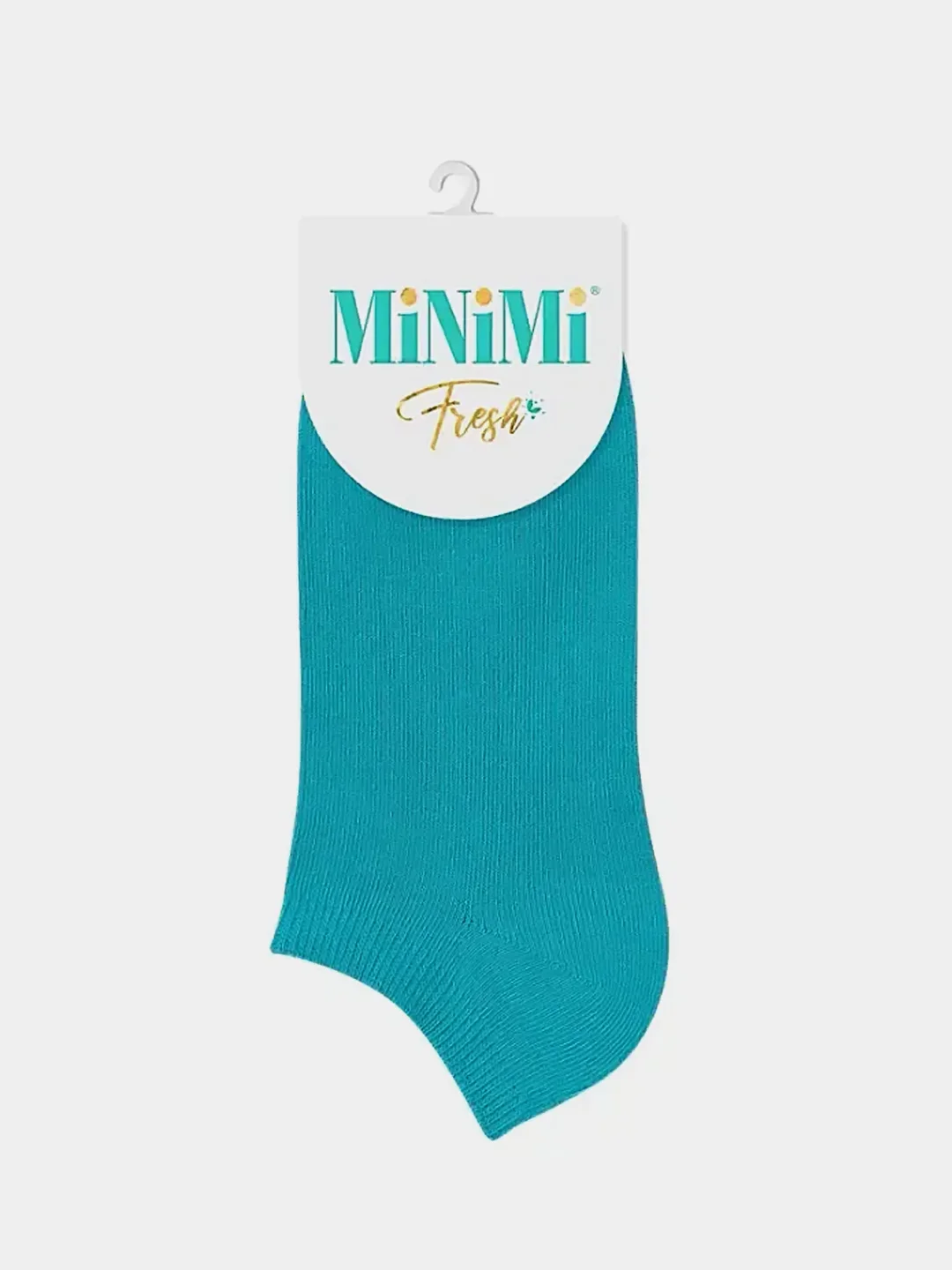 Бирюзовый носки женские MiNiMi FRESH 4102, яркие и цветные, с удобной резинкой
