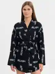 Черный костюм женский с шортами