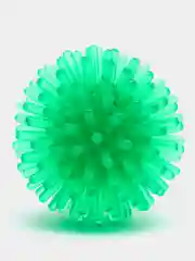Желтый шарик для кошек игольчатый, мягкий, 3,5 см