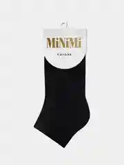 Черный носки женские MiNiMi COTONE 1201, хлопок, укороченные