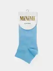Белый носки женские MiNiMi COTONE 1201, хлопок, укороченные