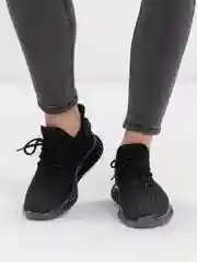 Черный кроссовки женские летние